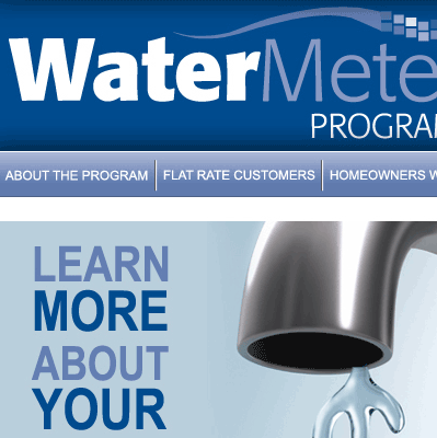 web site water meter